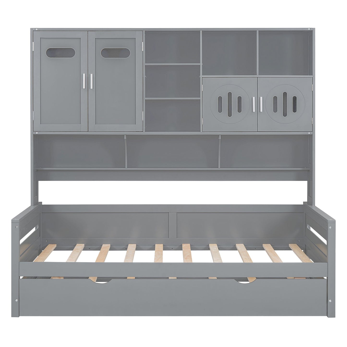 Daybed With All-In-One Cabinet And Shelf - The Sleep Loft - Online Mattress Showroom NYC