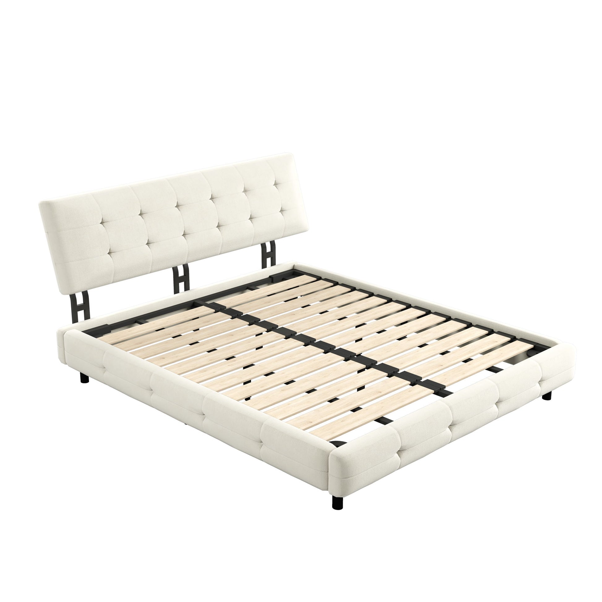 Tufted Headboard With Extra-Large Ultra-Soft Cloud Pillow Design - The Sleep Loft - Online Mattress Showroom NYC