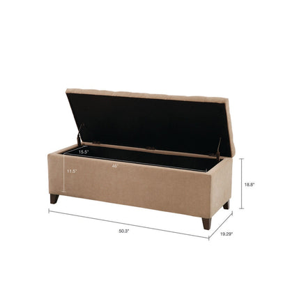 Elegant Design Tufted Top, Soft Close Storage Bench - The Sleep Loft - Online Mattress Showroom NYC