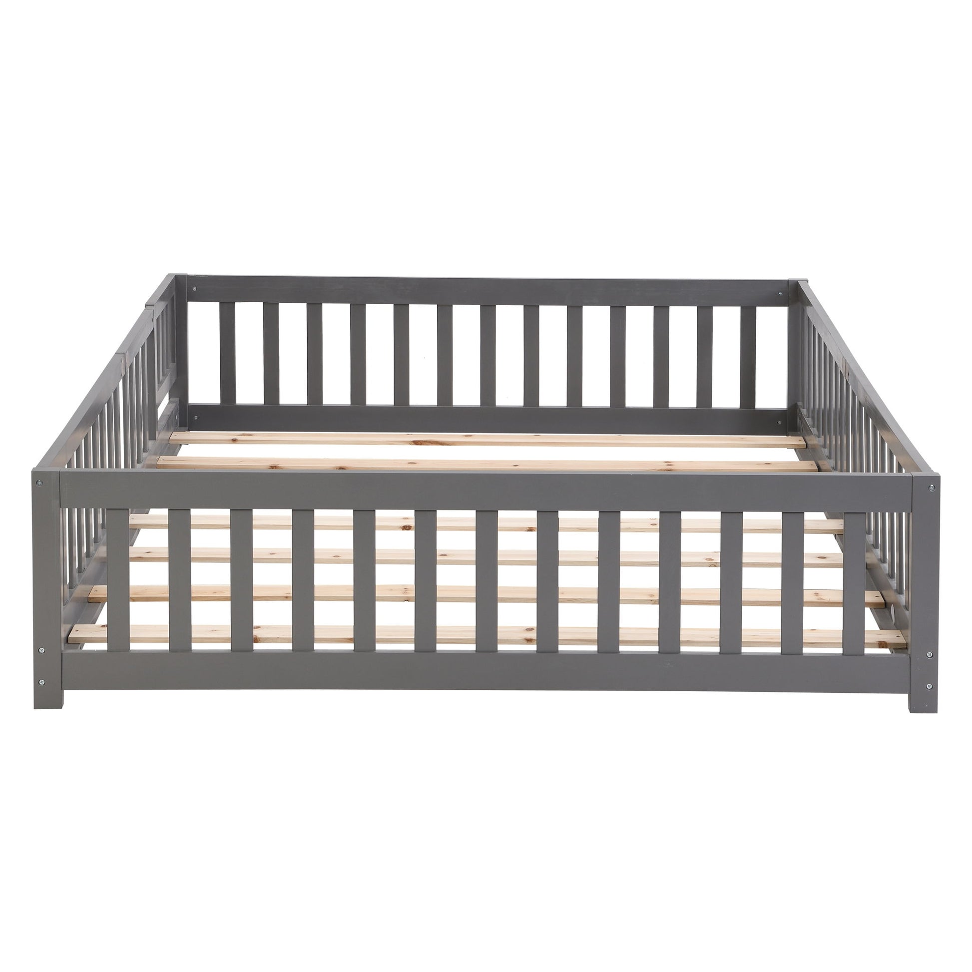 Solid Floor Bed With Door And Fence For Children - The Sleep Loft - Online Mattress Showroom NYC
