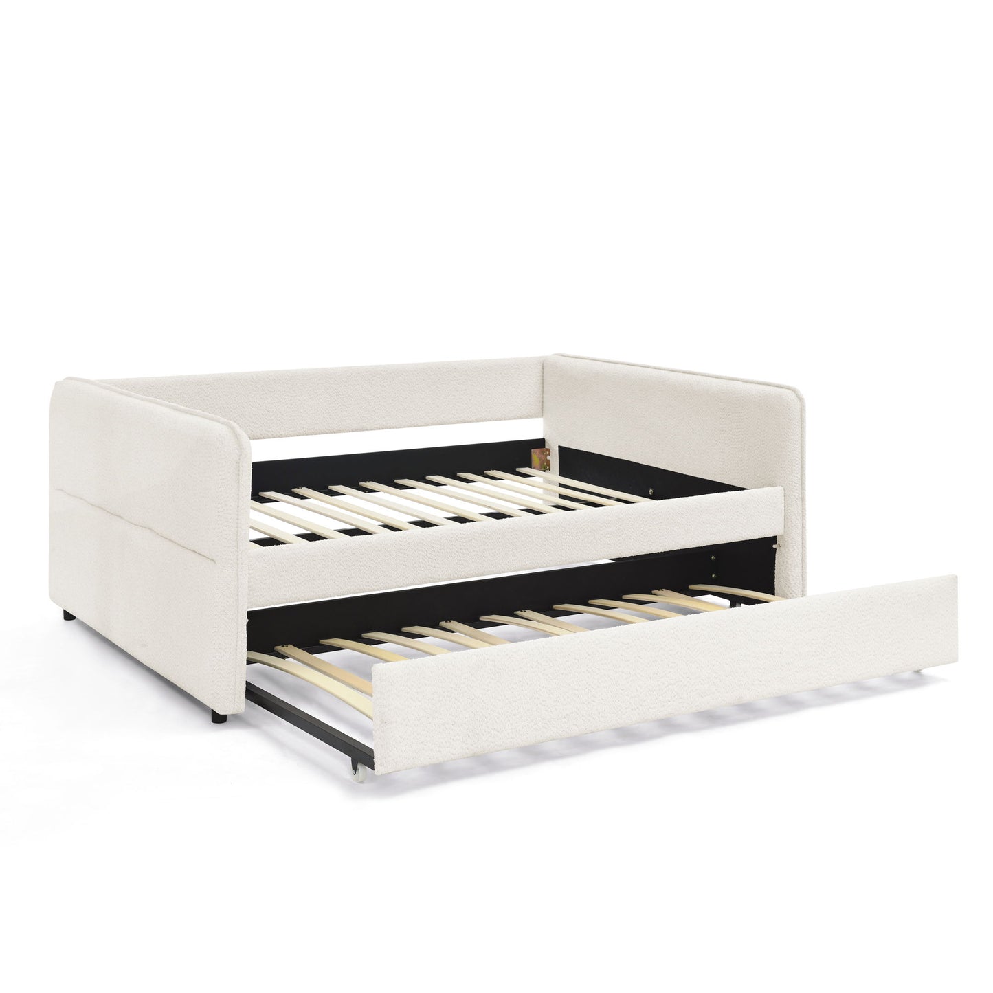 Upholstered Daybed With Pop Up Trundle - The Sleep Loft - Online Mattress Showroom NYC