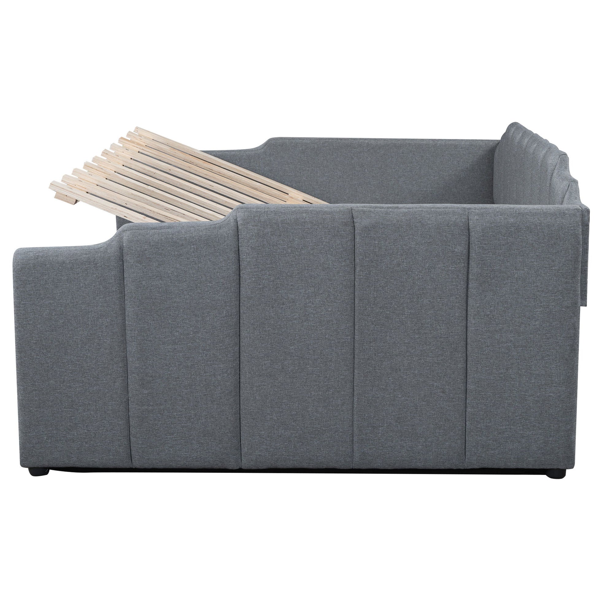 Modern Upholstered Daybed With Underneath Storage - The Sleep Loft - Online Mattress Showroom NYC
