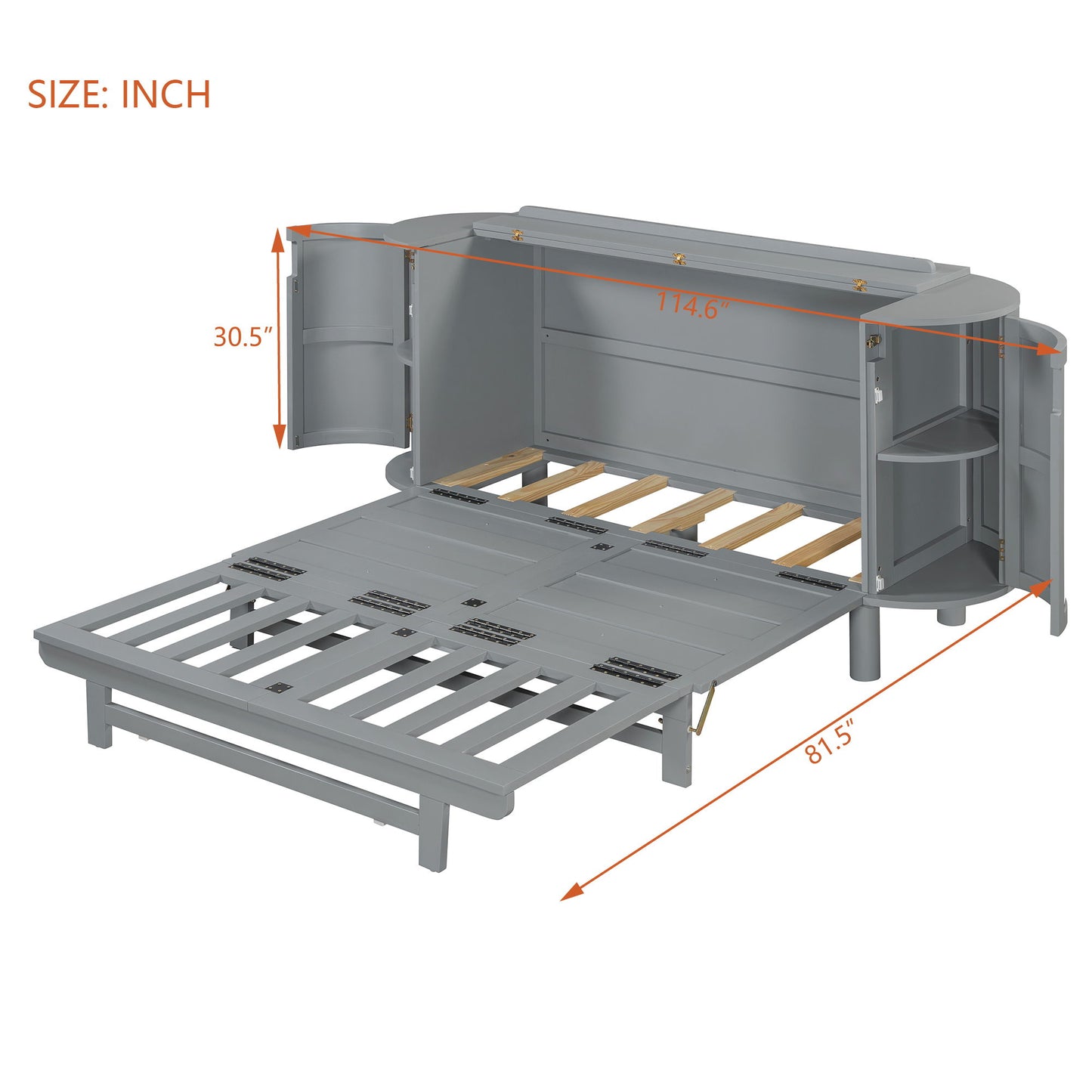 Murphy Bed With Hidden Storage & Modern Woven Design - The Sleep Loft - Online Mattress Showroom NYC