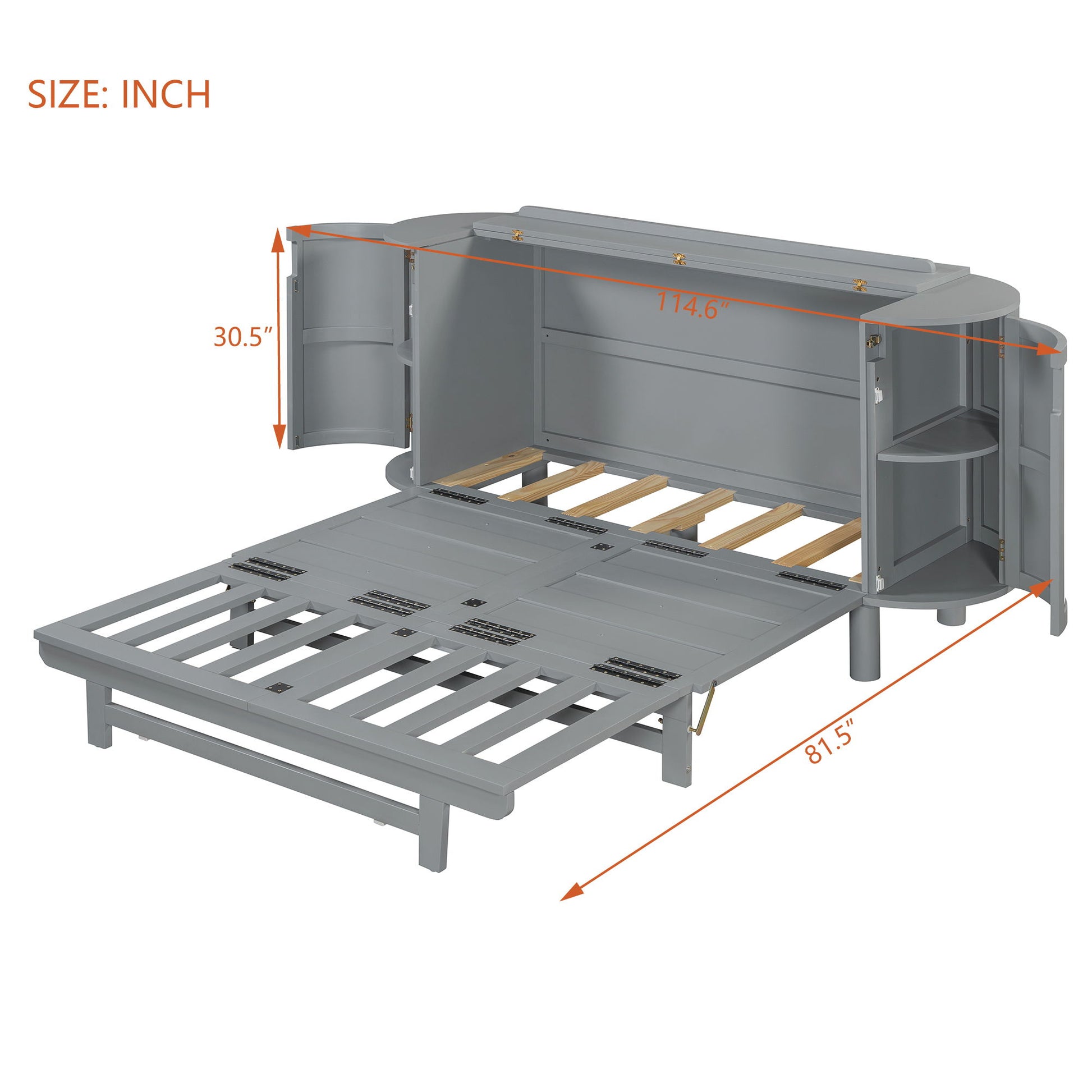 Murphy Bed With Hidden Storage & Modern Woven Design - The Sleep Loft - Online Mattress Showroom NYC
