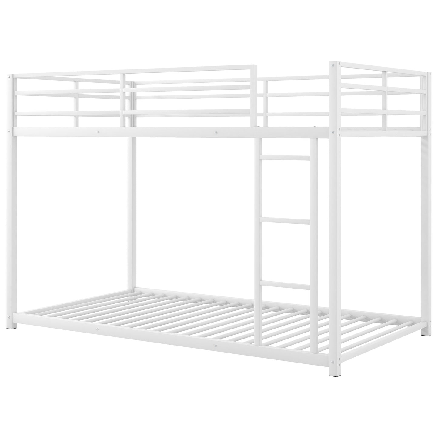 Metal Bunk Bed, Low Bunk Bed With Ladder - The Sleep Loft - Online Mattress Showroom NYC