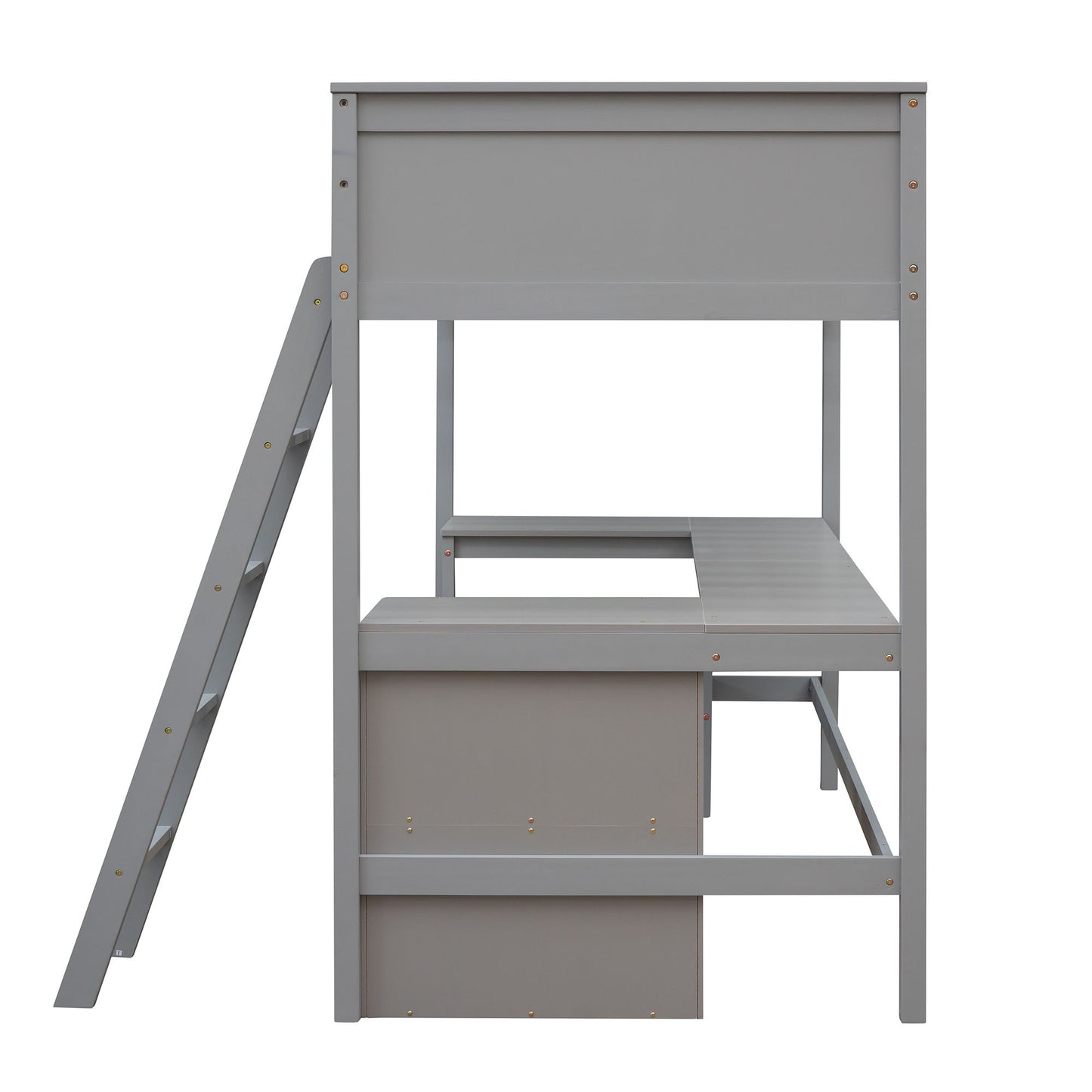 Loft Bed With Shelves With Desk - The Sleep Loft - Online Mattress Showroom NYC