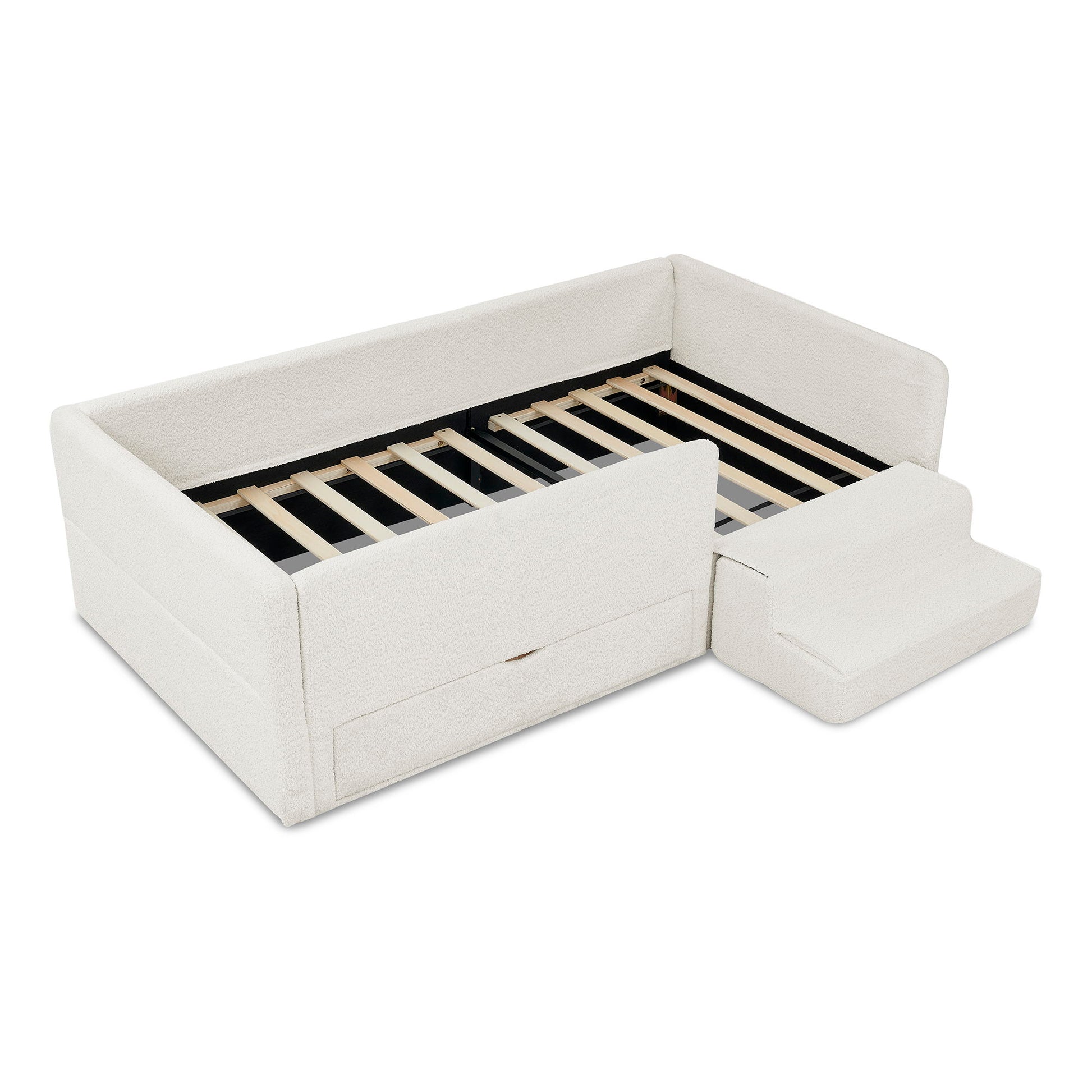 Safe Kids Bed With Guardrails And Storage - The Sleep Loft - Online Mattress Showroom NYC