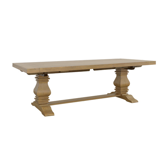 Florence 126-inch Extension Dining Table Rustic Honey - The Sleep Loft - Online Mattress Showroom NYC