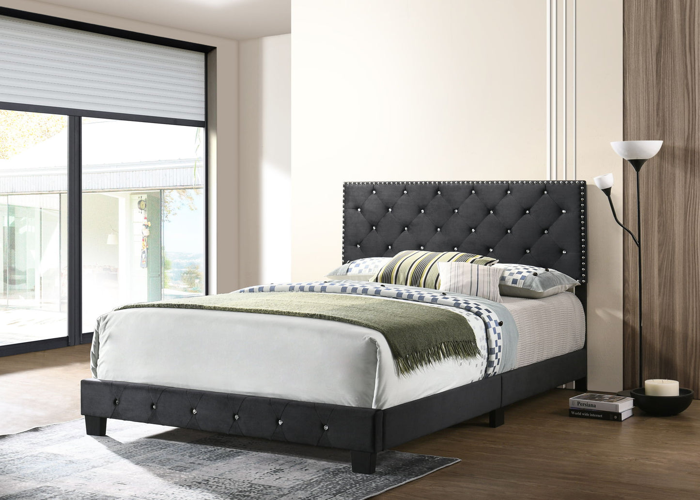 Luxurious Upholstered Bed - The Sleep Loft - Online Mattress Showroom NYC