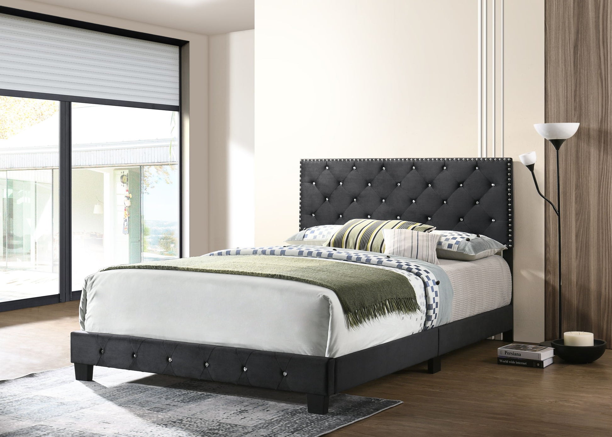 Luxurious Upholstered Bed - The Sleep Loft - Online Mattress Showroom NYC
