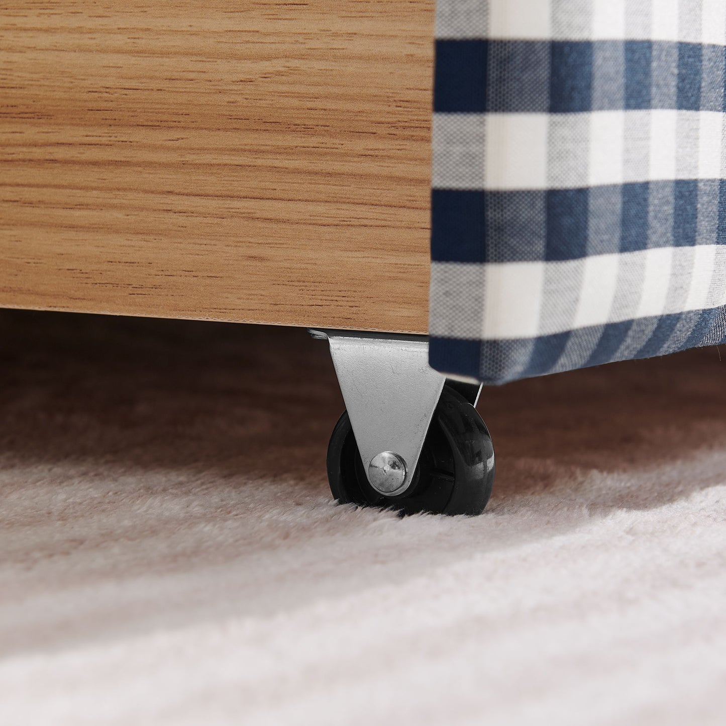 Gingham Daybed With USB Charging Port, Wave-Shaped Design - The Sleep Loft - Online Mattress Showroom NYC