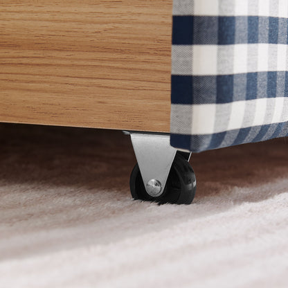 Gingham Daybed With USB Charging Port, Wave-Shaped Design - The Sleep Loft - Online Mattress Showroom NYC