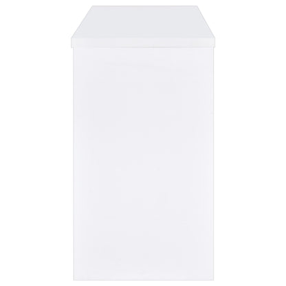 Topanga Engineered Wood Freestanding Home Bar White