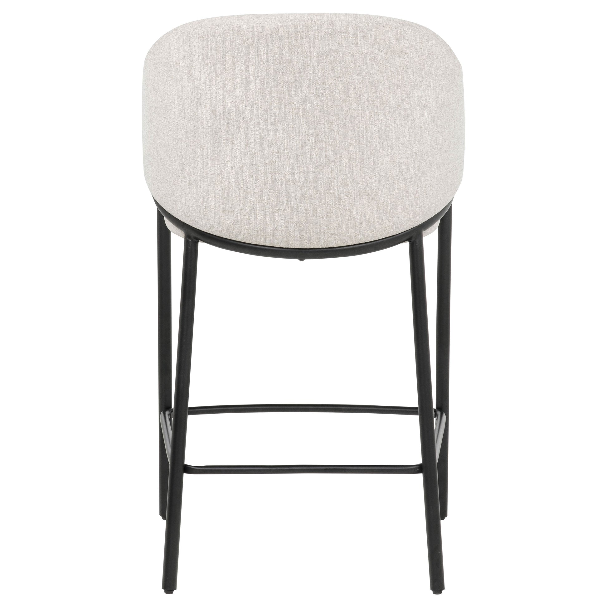 Chadwick Fabric Upholstered Counter Height Chair Beige (Set of 2)