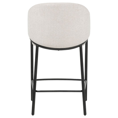 Chadwick Fabric Upholstered Counter Height Chair Beige (Set of 2)