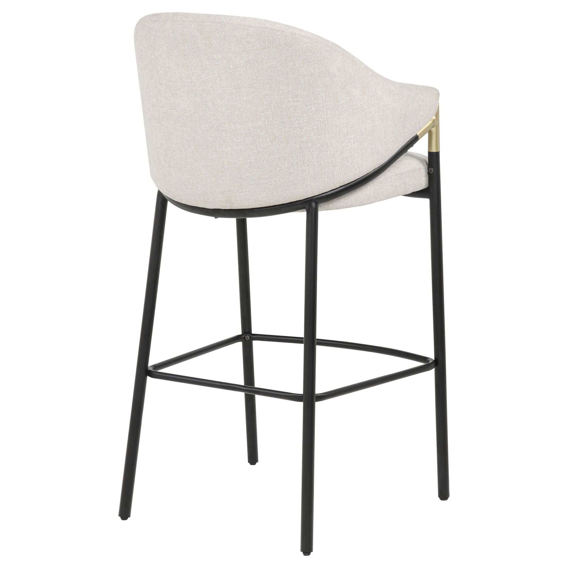 Chadwick Fabric Upholstered Bar Chair Beige (Set of 2)