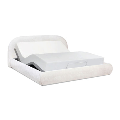 Archie Puffy Grounded - Upholstered Platform Bed - The Sleep Loft - Online Mattress Showroom NYC