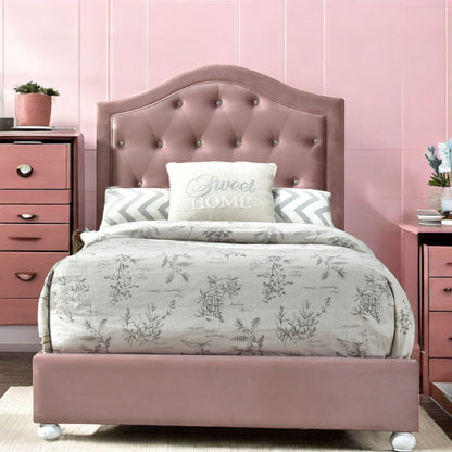 Reggie - Twin Bed - Pink - The Sleep Loft - Online Mattress Showroom NYC