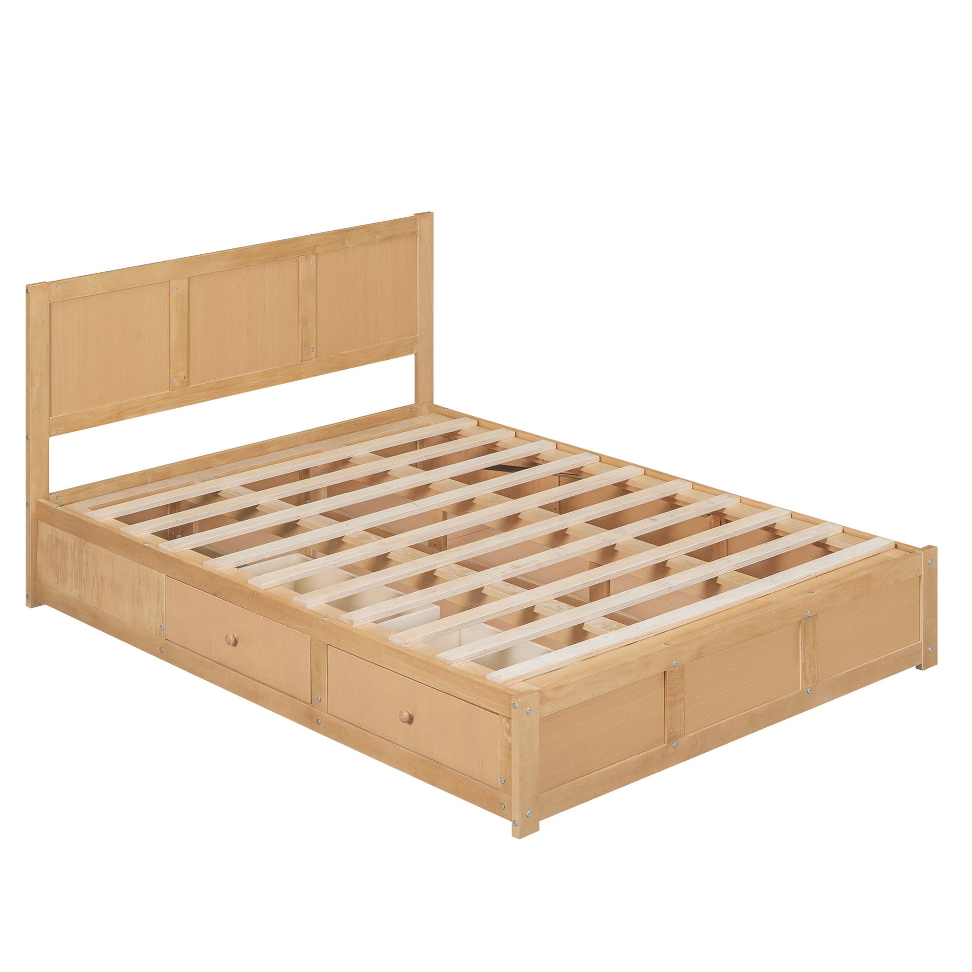 Platform Bed With Underneath Storage And 2 Drawers - The Sleep Loft - Online Mattress Showroom NYC