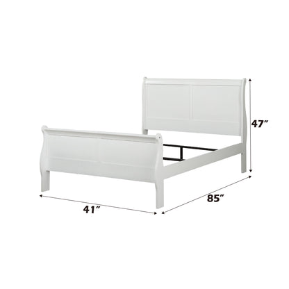 Louis Philippe - Sleigh Style Bed - The Sleep Loft - Online Mattress Showroom NYC