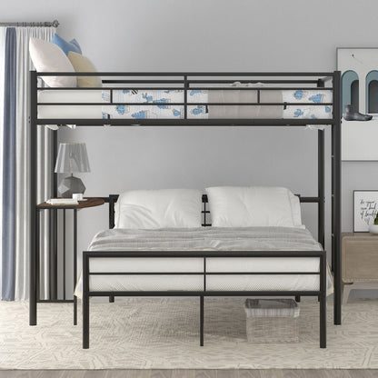 Bunk Bed With Desk, Ladder And Quality Slats For Bedroom - The Sleep Loft - Online Mattress Showroom NYC