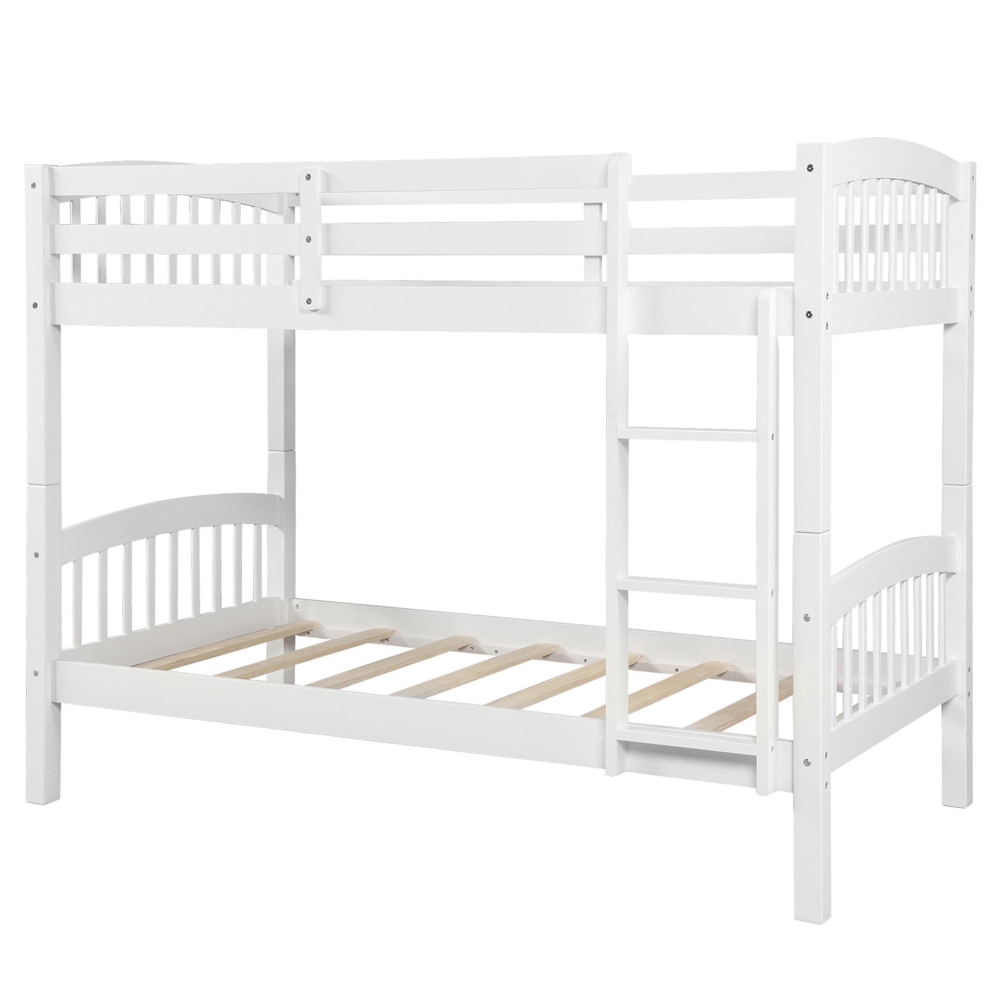 Solid Construction Bunk Bed With Ladder - The Sleep Loft - Online Mattress Showroom NYC