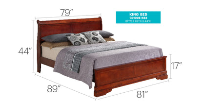 Sleigh Bed With Low Footboard - The Sleep Loft - Online Mattress Showroom NYC