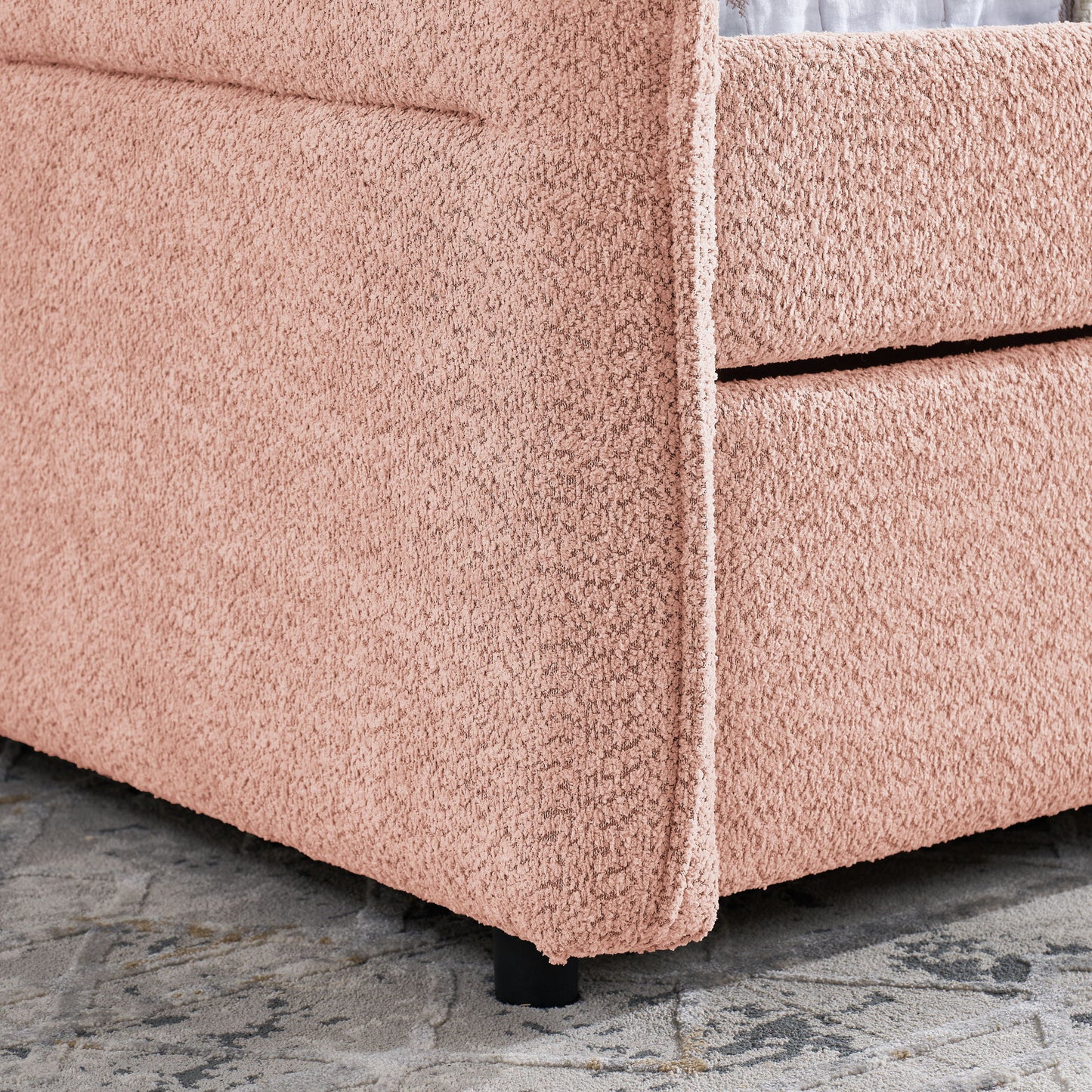 Upholstered Daybed With Pop Up Trundle - The Sleep Loft - Online Mattress Showroom NYC