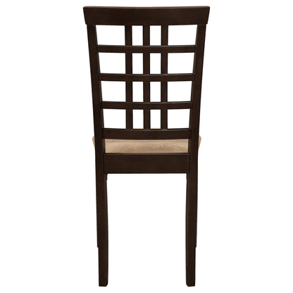 Kelso 3-piece Drop Leaf Dining Table Set Cappuccino and Tan