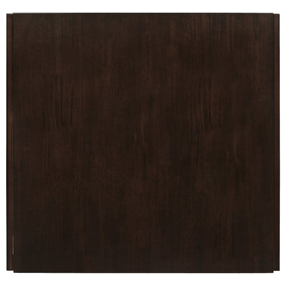 Kelso Rectangular 52-inch Extension Dining Table Cappuccino