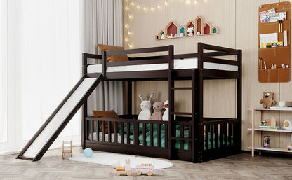 Bunk Bed With Convertible Ladder And Slide - The Sleep Loft - Online Mattress Showroom NYC