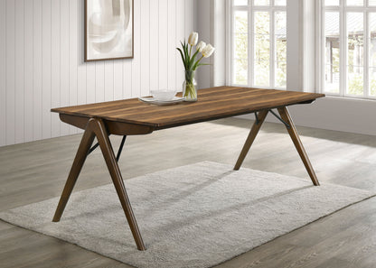 Randolph 82-inch Smart Top Rectangular Dining Table Sheesham and Brown