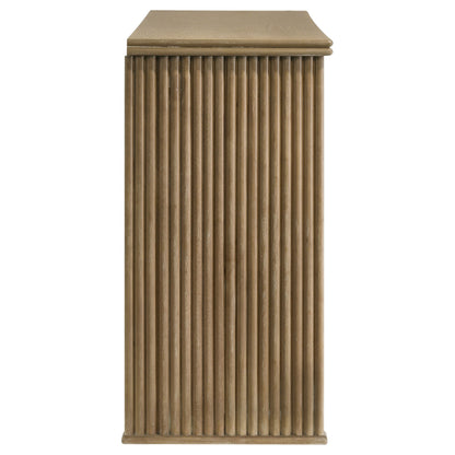 Adina 3-door 59-inch Sideboard Server Distressed Light Brown