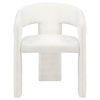 Carlow Upholstered Dining Arm Chair White (Set of 2)