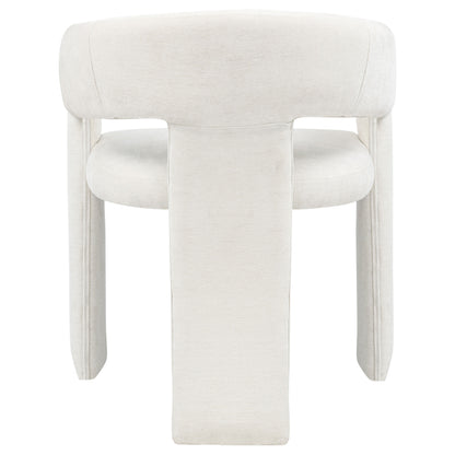 Carlow Upholstered Dining Arm Chair White (Set of 2)