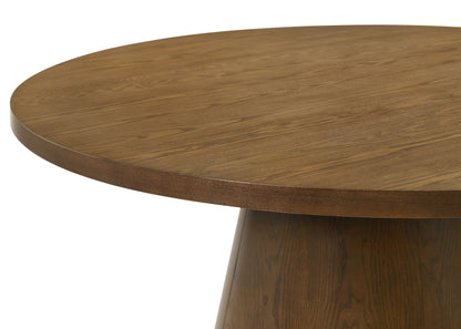Franklin 5-piece 54-inch Round Dining Table Set Dark Brown