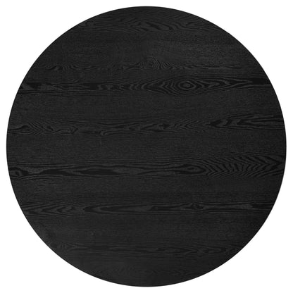 Hamlyn 47-inch Round Wood Dining Room Table Black