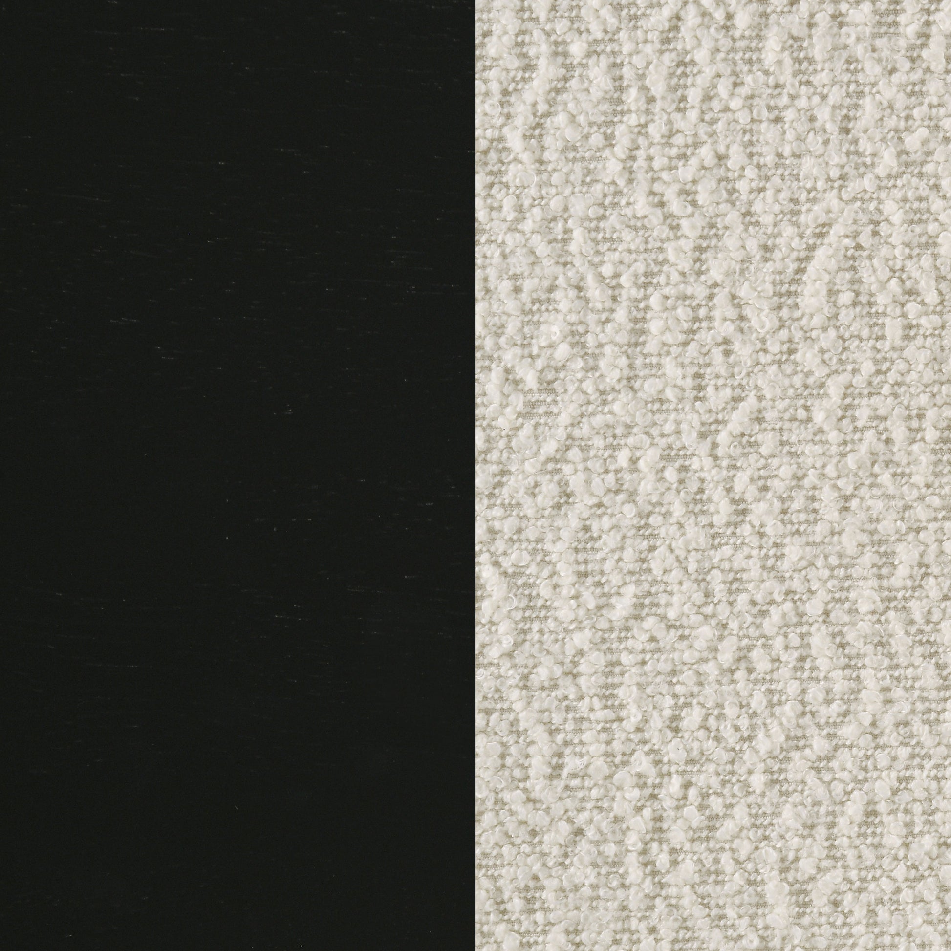 Kehoe Upholstered Dining Side Chair Cream and Black (Set of 2)