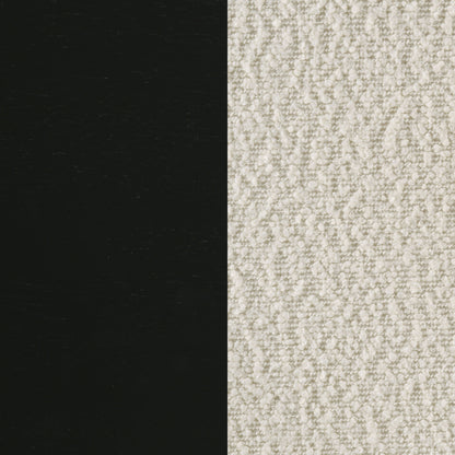 Kehoe Upholstered Dining Side Chair Cream and Black (Set of 2)