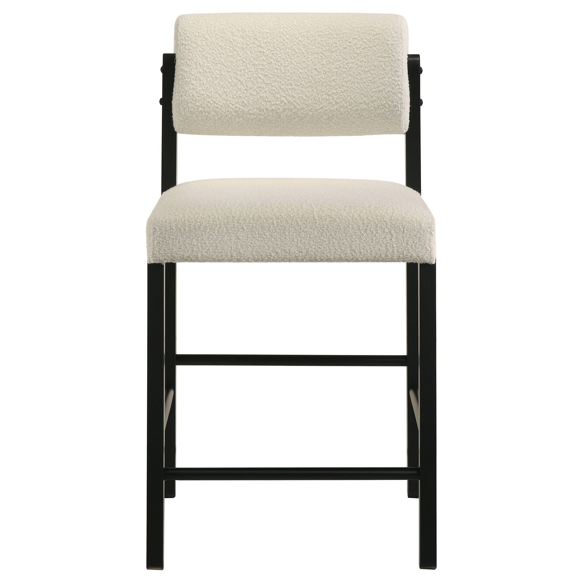 Hamlyn 5-piece Round Wood Counter Height Dining Set Cream and Black