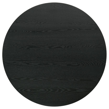 Hamlyn 5-piece Round Wood Counter Height Dining Set Black
