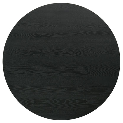 Hamlyn 43-inch Round Wood Counter Height Dining Table Black