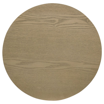 Hamlyn 5-piece Round Wood Counter Height Dining Set Grey and Natural Oak