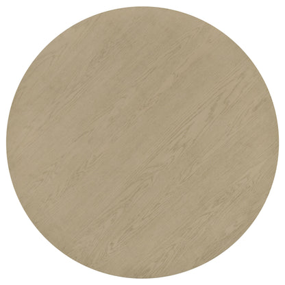 Strouse 5-piece Dining Set Cream and Natural Oak