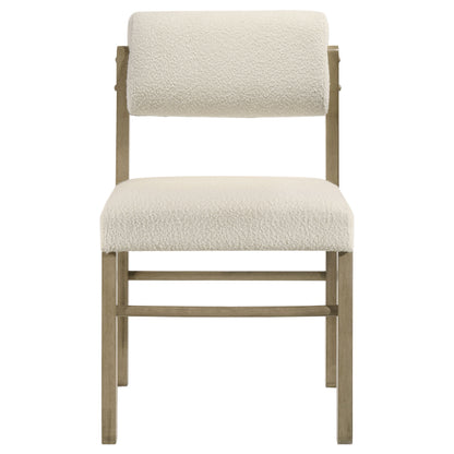 Strouse 5-piece Dining Set Cream and Natural Oak