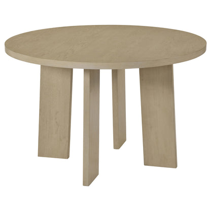 Strouse 5-piece Dining Set Black and Natural Oak