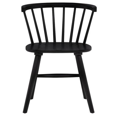 Decker 7-piece 82-inch Rectangular Dining Set Black