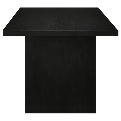 Decker 7-piece 82-inch Rectangular Dining Set Black