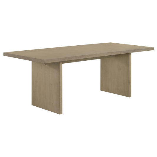 Decker 82-inch Rectangular Wood Dining Table Natural Oak - The Sleep Loft - Online Mattress Showroom NYC