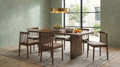 Decker 82-inch Rectangular Wood Dining Table Walnut